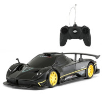 星辉rastar 帕加尼风之子遥控车儿童玩具1:24跑车 小孩仿真车模 汽车模型38010 黑色