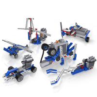 结构与工程科技电动教育套装 科教系列男孩女孩学生积木拼装玩具男 学校教育机构教具采购 400颗粒-43款造型()