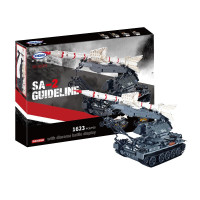 星堡(XINGBAO)军事系列 坦克装甲车 兼容L高儿童男孩积木拼装模型玩具 SA-2防空导弹发射车06003