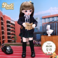 多丽丝卡密儿BJD娃娃SD娃娃1/6体女孩玩具实体关节洋娃娃仿 安雅--改妆版 【改妆版卡密儿娃娃30cm】+送养护礼包