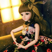 多丽丝凯蒂娃娃 芭比娃娃套装大礼盒SD/BJD娃娃婚纱娃娃灵公主女孩玩具60厘米3分改妆换装洋娃娃 莫得-7号送梳妆礼包