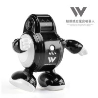 雅得玩具魔音机器人 百变造型儿童男女孩子互动音乐陪伴 R07魔音[黑色]