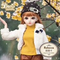 多丽丝凯蒂关节娃娃 新娘婚纱公主娃娃60厘米改妆洋娃娃女孩玩具 丽蓓卡 【经典版凯蒂娃娃】60cm加购送养护礼包
