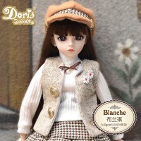 多丽丝凯蒂关节娃娃 新娘婚纱公主娃娃60厘米改妆洋娃娃女孩玩具 布兰琪 [经典版凯蒂娃娃]+换装衣服+养护礼包