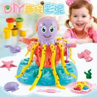 雅得玩具彩泥面条机粘土模具 3D橡皮泥汉堡机男女孩儿童套装3-6岁 百变发型师