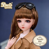 多丽丝手工改妆凯蒂娃娃关节BJDSD三分娃仿真洋娃娃公主 珊迪-改妆 [手工改妆KD凯蒂]收藏送定制凯蒂眼套盒+代写贺卡