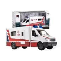 电动遥控车玩具车儿童玩具汽车消防救援车救护车模型车 E670-001救护车