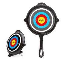儿童电动记分标靶平底锅水晶弹玩具计分靶移动感应射击训练打靶 电子记分靶自动复位标靶回位 平底锅报数打靶