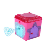 简动文创惊喜百宝儿童DIY手工创意玩具橡皮串珠手链项链装儿童玩具套装 惊喜百宝箱玫红色