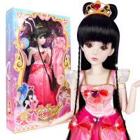 叶罗丽娃娃夜萝莉仙子甜爱心钻冰公主60厘米洋娃娃关节大号可换装娃娃套装女孩玩具 王默甜爱心钻礼服款60CM