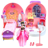 叶罗丽娃娃洋娃娃女孩玩具29CM叶罗丽仙子冰公主生日节日娃娃场景玩具 梦幻屋拉杆箱+29厘米叶罗丽仙子娃娃