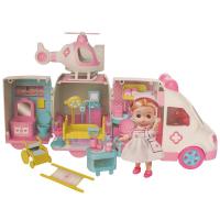 小学者洋娃娃玩具女孩提包屋套装儿童过家家魔法城堡礼盒生日 爱心救援