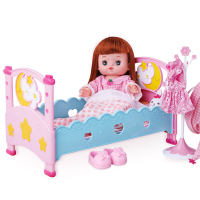 乐吉儿娃娃套装过家家场景玩具屋洋娃娃公主大礼盒女孩玩具 我家宝贝A051