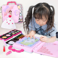 儿童玩具女孩6-8-10-12岁公主化妆盒玩具化妆品套装小伶女孩娃娃玩过家家彩妆绘画玩具 美妆绘画箱(有娃娃)