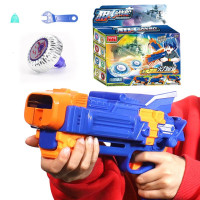 (30天内有问题免费换新)铭凌魔幻对战陀螺4代男孩女孩玩具单双核套装 对战竞技玩具儿童 海啸神枪含发射枪一个陀螺