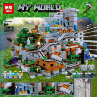 [99-20]儿童 兼容乐高积木男孩子6我的世界力7拼装8儿童9玩具10岁12村庄房 新款机关山洞2688颗粒(盒装)