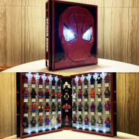 兼容乐高孙悟空小侠机甲系列齐小天齐天大圣 英雄人仔拼装拼插积木男孩儿童玩具 蜘蛛侠手册灯光版(含52个人仔)