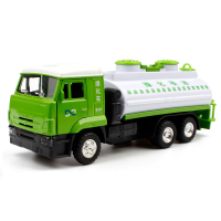 邮政车模型儿童玩具车合金面包车油罐汽车洒水车垃圾车扫地车警车 ETR绿化喷洒车
