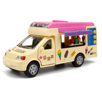 邮政车模型儿童玩具车合金面包车油罐汽车洒水车垃圾车扫地车警车 ETR雪糕车