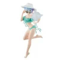 万代Re从零开始的异世界生活手办景品眼镜厂EXQ 雷姆 蕾姆 泳装 Vol.3 雷姆 泳装39597 高约22cm