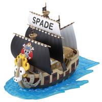 万代BANDAI 海贼王船拼装模型手办玩具 航海王海贼船 12小版黑桃海贼船5055722