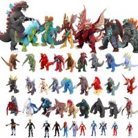 奥特曼玩具怪兽软胶玩具人偶银河战士火花变身器哥斯拉哥莫拉发声发光变身器变形玩具 32只小怪兽+7只打怪兽+6只奥特曼