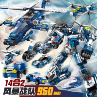 兼容乐高积木拼装力变形机器人金刚玩具动脑男孩子星球大战10 12合2疾风战队