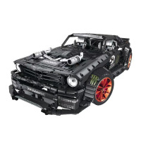 科技系列野马GT赛车模型男孩拼插拼装积木玩具 野马GT赛车