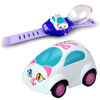 银辉Silverlit 萌宠表带遥控车儿童遥控玩具 白色微笑梵猫824660