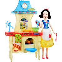 迪士尼公主娃娃盲盒 冰雪奇缘人偶公仔娃娃女孩换装玩具 白雪公主的烘焙坊C0540