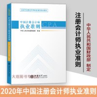 惠典正版中国注册会计师执业准则/2020年新版cpa执业准则培训教材 注册会计师执业准则 cpa