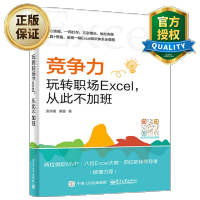 惠典正版 竞争力玩转职场Excel从此不加班 excel表格制作教程 excel数据处理 excel应用技能