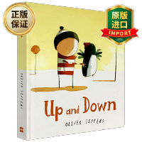 惠典正版Up and Down 英文原版 我的朋友想要飞 上上下下 迷路的小企鹅续篇