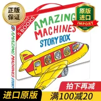 惠典正版Amazing Machines Story Box 5 Paperbacks in a Carry