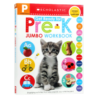 惠典正版Scholastic Jumbo Workbook Get Ready for Pre-K 幼儿园学
