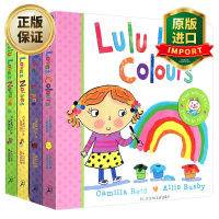 惠典正版Lulu Loves Colours Numbers Shapes Noises 我爱露露系列4册