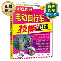 惠典正版 电动自行车维修技能速成 电动车维修书籍 蓄电池开盖充电器控制器结构造原理电路故障检测维修保养修复书