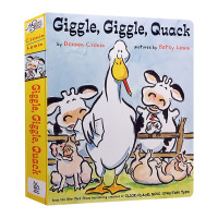 惠典正版英文原版绘本 嘻哈农场 吱咕 吱咕 嘎 Giggle Giggle Quack 纸板书