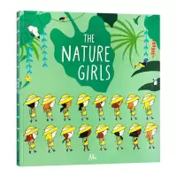 惠典正版英文原版 探索自然的女孩 The Nature Girls 韵文绘本 趣味亲子儿童英语启蒙科普百科