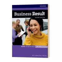 惠典正版牛津商务英语教材 Business Result Starter Student's Book