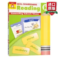 惠典正版英文原版 技能铅笔刀阅读练习册 Skill Sharpeners Reading, Grade K
