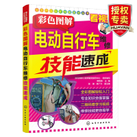 惠典正版 电动自行车维修技能速成 电动车维修书籍 蓄电池开盖充电器控制器结构造原理电路故障检测维修保养修复书
