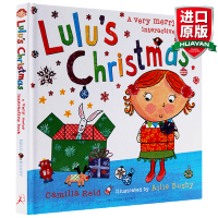 惠典正版英文原版 露露的圣诞节 Lulu's Christmas 我爱露露系列 幼儿启蒙认知 节日礼物