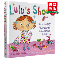 惠典正版英文原版 露露的鞋子 Lulu's Shoes 我爱露露系列 幼儿启蒙认知 精装触摸翻翻操作书