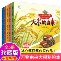 惠典正版万物由来大揭秘系列 儿童绘本3-6岁 幼儿园亲子阅读 启蒙故事书车/布/房子/电和火/大米的由来