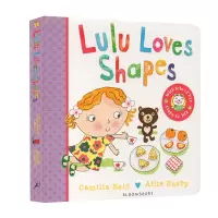 惠典正版露露爱形状 lulu love shapes 正版英文绘本 0-3-5岁 露露系列形状认知启蒙生活