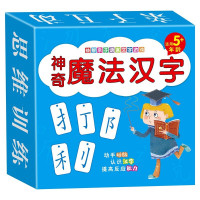 惠典正版魔法汉字 趣味识字游戏升级版 3-8岁儿童偏旁部首组合卡片 趣味语言游戏 拼扑克牌纸牌升级版识字卡片