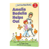 惠典正版英文原版 儿童英语绘本 i Can Read Amelia Bedelia Helps Out 糊涂