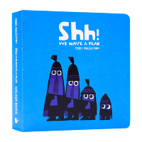 惠典正版英文原版绘本 Shh We Have a Plan Chris Haughton 嘘 我们有个计划