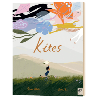 惠典正版英文原版 Kites 风筝 中国新锐插画师卤猫 卤猫 Simon Mole 自信 独立 友谊 自我认